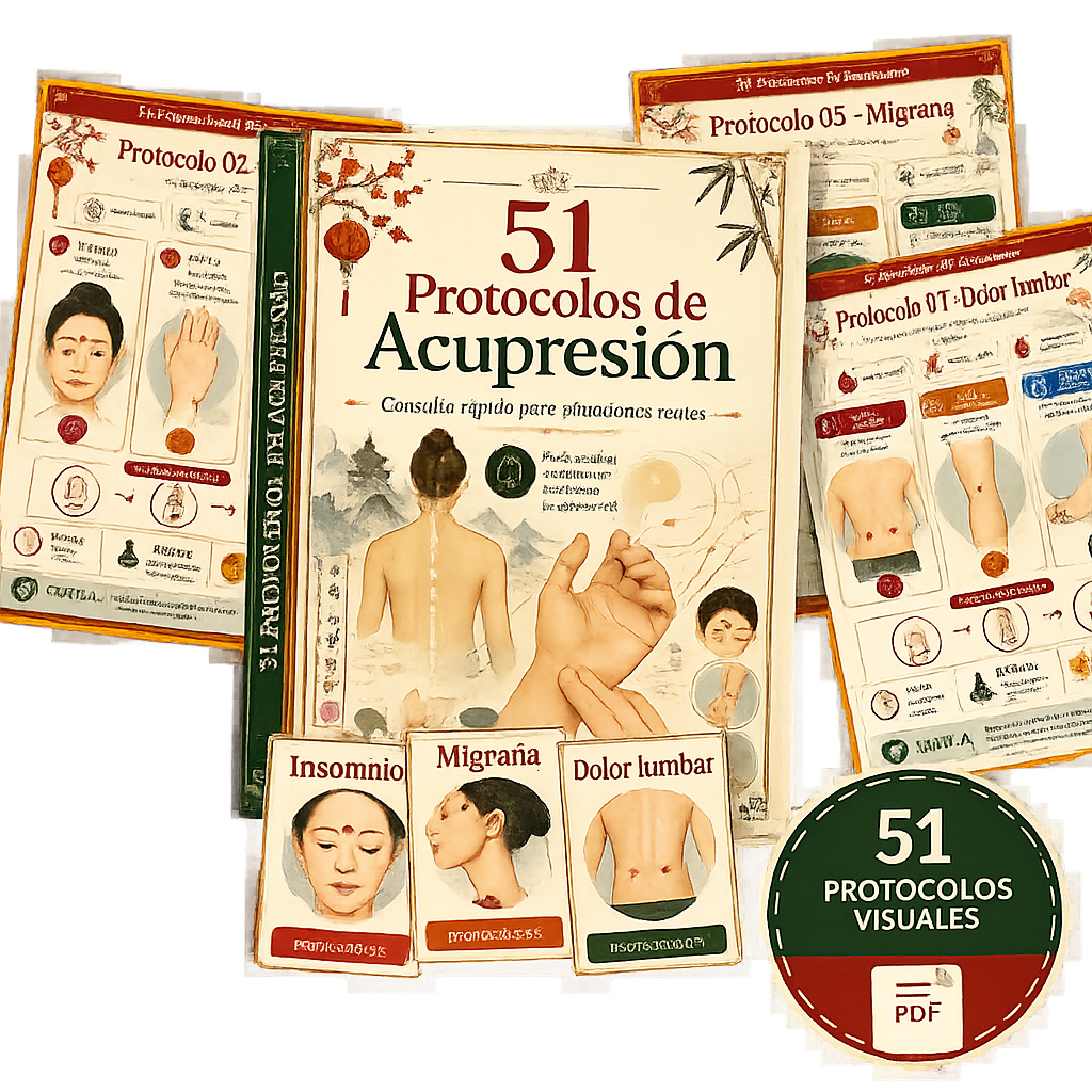51 Protocolos de Acupresión